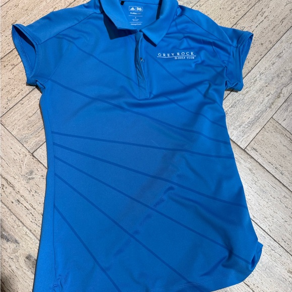 adidas Blue Women's Swim Polo - Picture 1 of 2